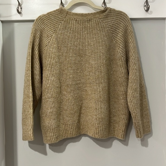 NWT Old Navy Heathered Cozy Shaker-Stitch Pullover Sweater - Picture 4 of 5